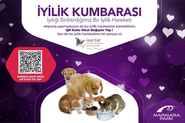 MarmaraPark AVM’de Bu Ay İyilikler PatiliDostlar İçin Birikiyor