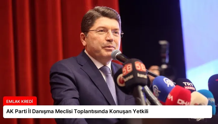 AK Parti İl Danışma Meclisi Toplantısında Konuşan Yetkili