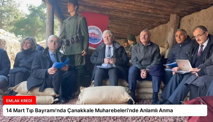 14 Mart Tıp Bayramı’nda Çanakkale Muharebeleri’nde Anlamlı Anma