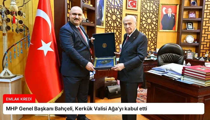 MHP Genel Başkanı Bahçeli, Kerkük Valisi Ağa’yı kabul etti