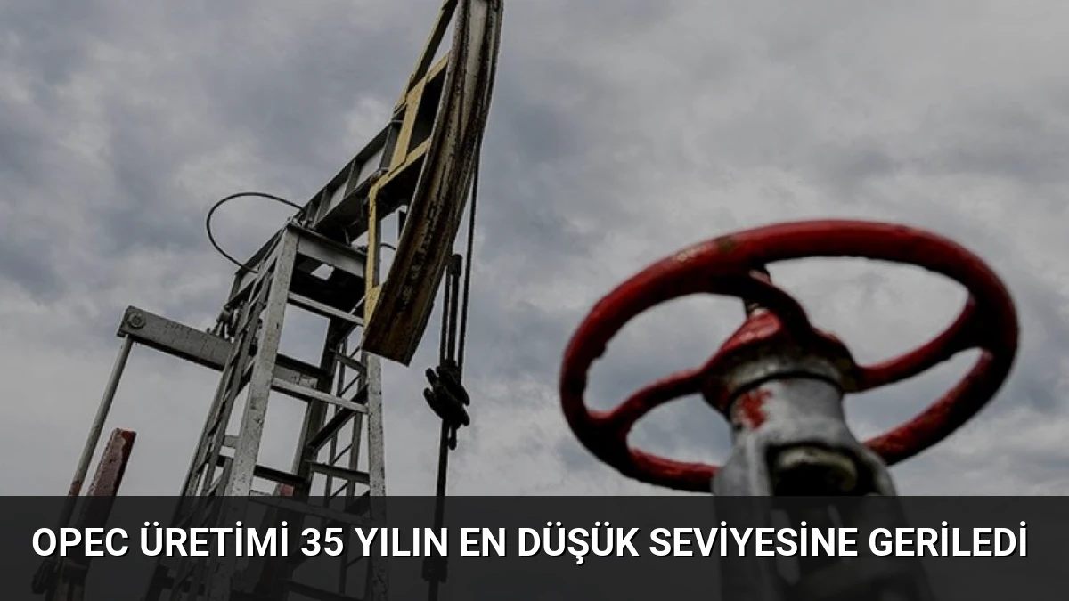 OPEC Üretimi 35 Yılın En Düşük Seviyesine Geriledi