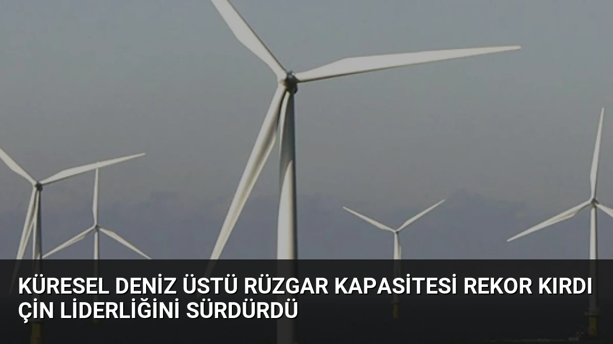 Küresel Deniz Üstü Rüzgar Kapasitesi Rekor Kırdı Çin Liderliğini Sürdürdü
