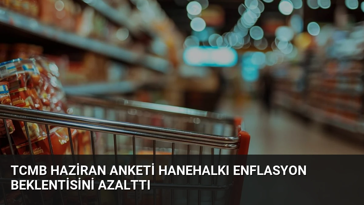 TCMB Haziran Anketi Hanehalkı Enflasyon Beklentisini Azalttı