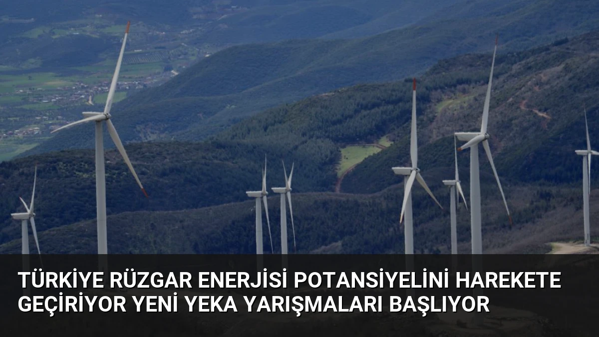 Türkiye Rüzgar Enerjisi Potansiyelini Harekete Geçiriyor Yeni YEKA Yarışmaları Başlıyor