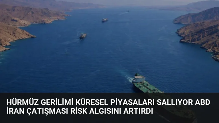Hürmüz Gerilimi Küresel Piyasaları Sallıyor ABD İran Çatışması Risk Algısını Artırdı
