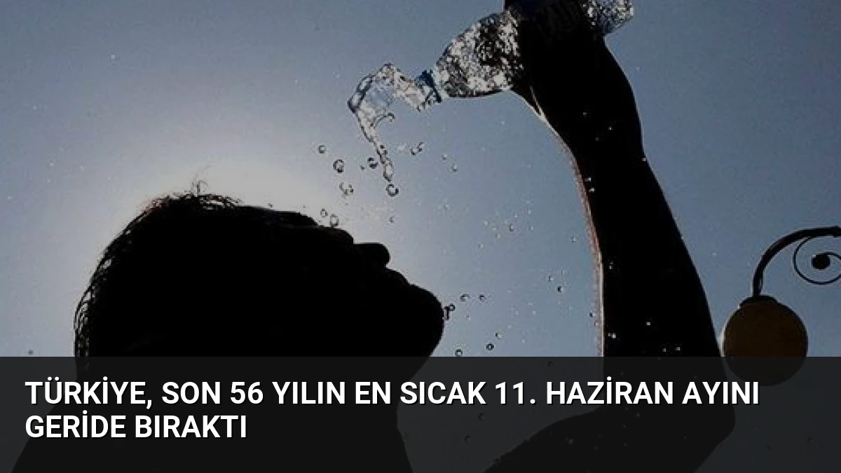 Türkiye, son 56 yılın en sıcak 11. haziran ayını geride bıraktı
