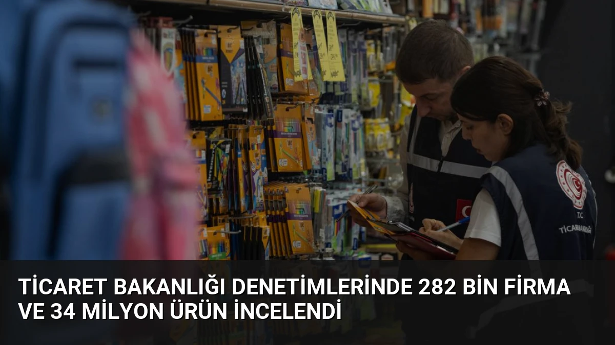 Ticaret Bakanlığı Denetimlerinde 282 Bin Firma ve 34 Milyon Ürün İncelendi
