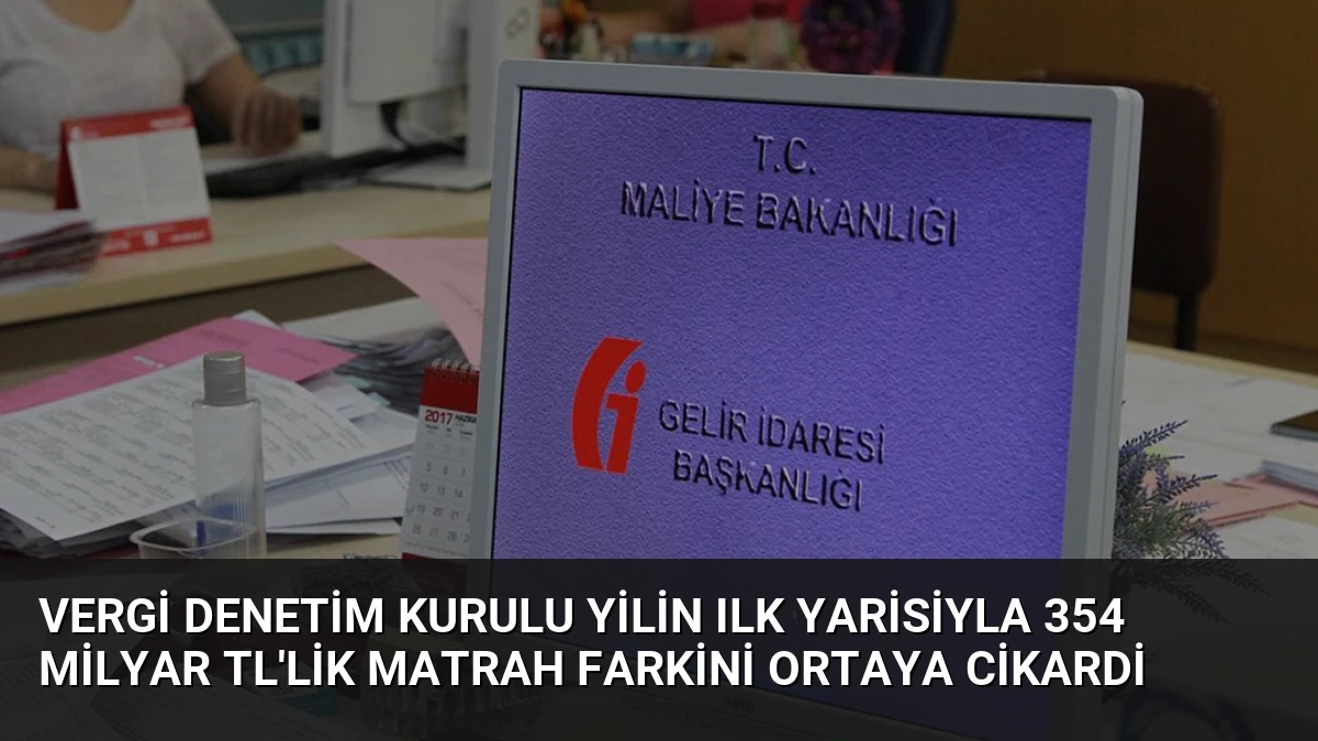 Vergi Denetim Kurulu Yilin Ilk Yarisiyla 354 Milyar TL’lik Matrah Farkini Ortaya Cikardi