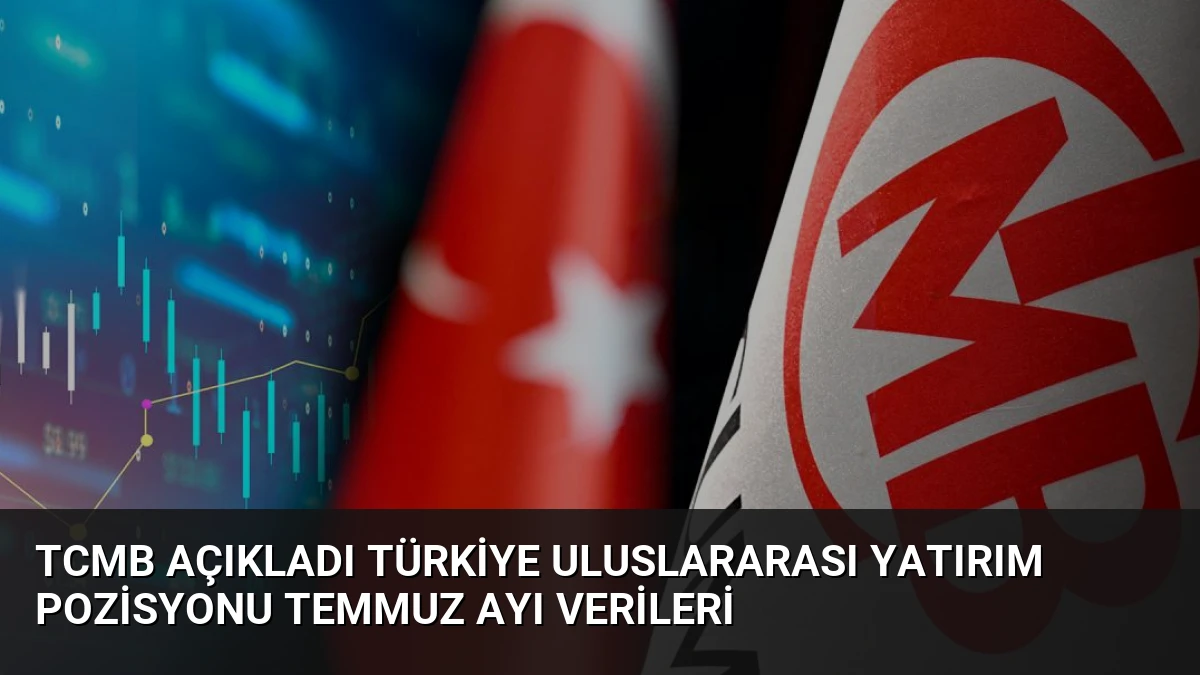 TCMB Açıkladı Türkiye Uluslararası Yatırım Pozisyonu Temmuz Ayı Verileri