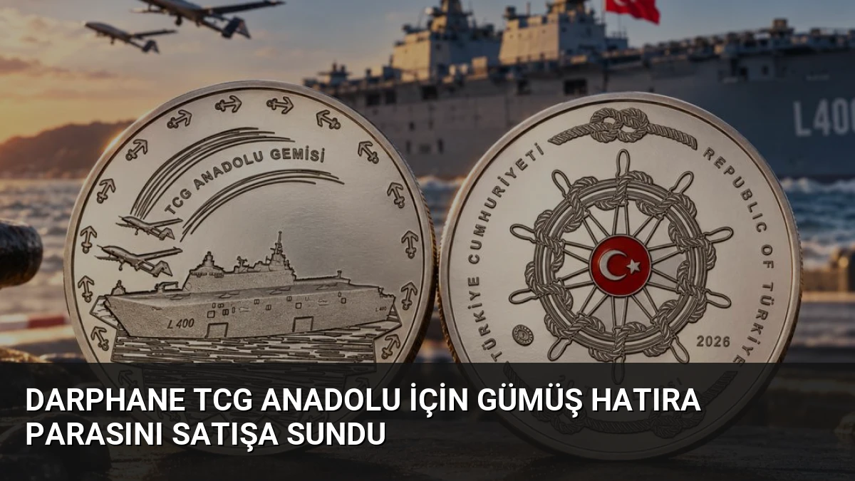 Darphane TCG Anadolu İçin Gümüş Hatıra Parasını Satışa Sundu