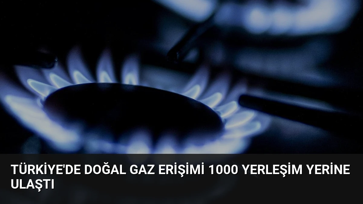 Türkiye’de Doğal Gaz Erişimi 1000 Yerleşim Yerine Ulaştı